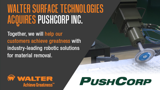 WALTER Surface Technologies Acquires PushCorp