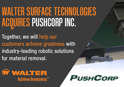 WALTER Surface Technologies Acquires PushCorp