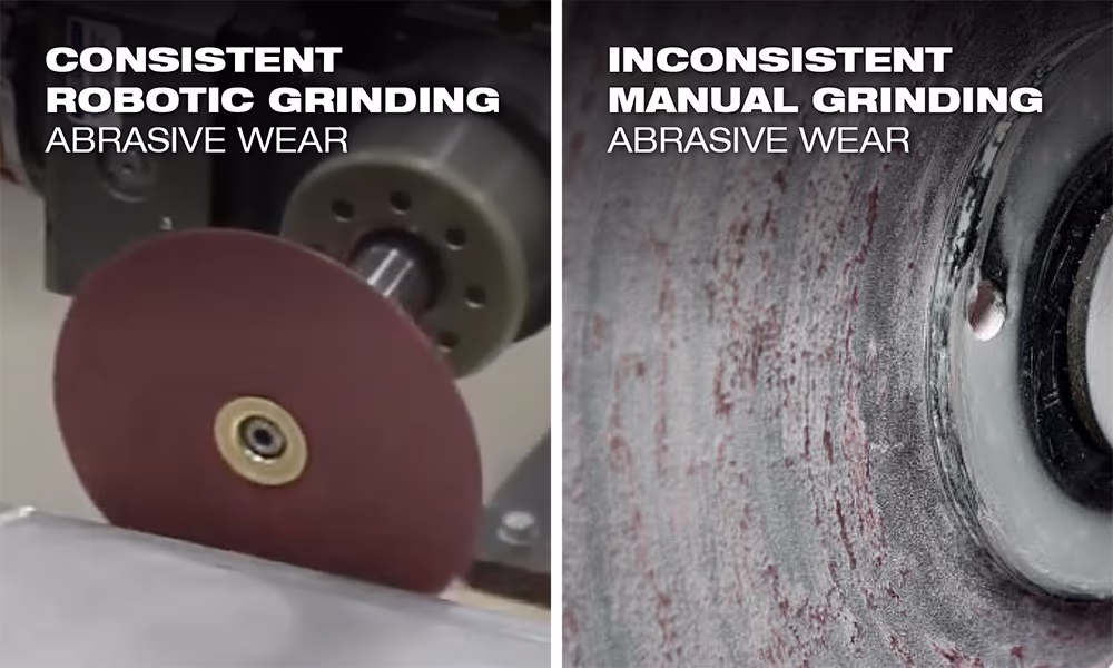 Robotic vs Manual Abrasive Wear